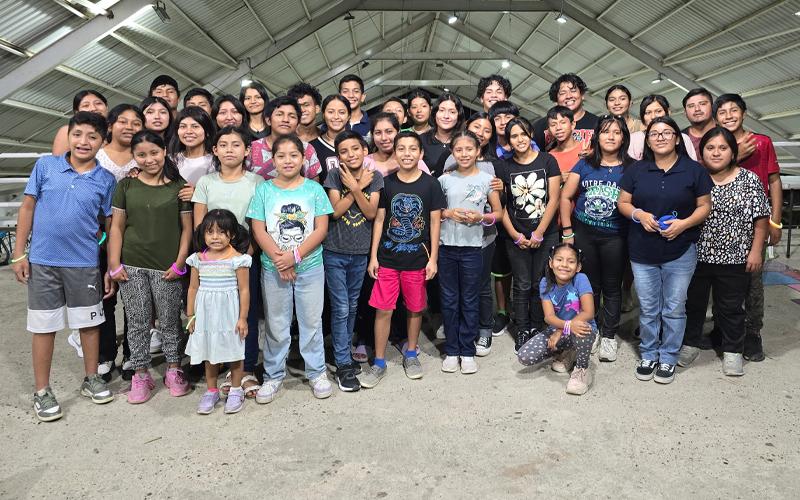 Photo/Marty Pressley.  Bryson City Church of God delivers its message of salvation and love to an upward 40 children at Casa Hogar Alfa y Omega, an orphanage in Poza Rica, Veracruz, Mexico, in Oct. 2025.