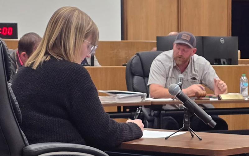 Photo/Sara Eisinger.  Swain County Commissioners voted to approve the Swain County Board of Education’s request for $115,000 to address equipment needs during their Nov. 18 meeting.