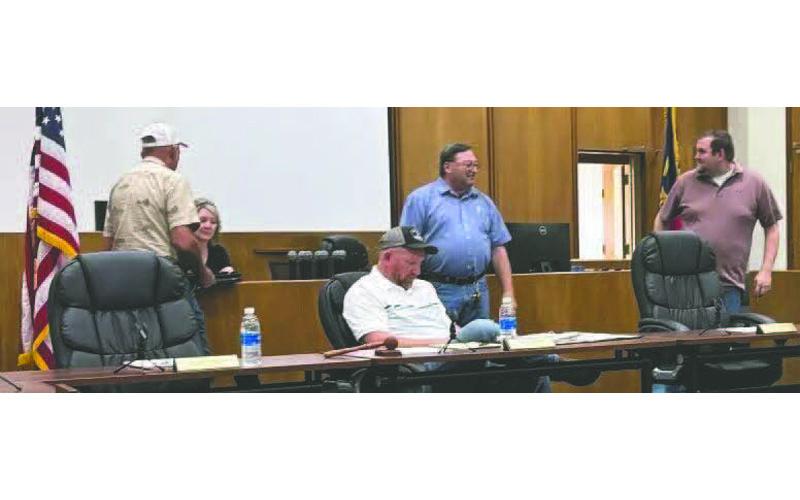 Photo/Katie Myers, BPR. Swain County Commissioners approved a temporary moratorium on data center construction on April 21.