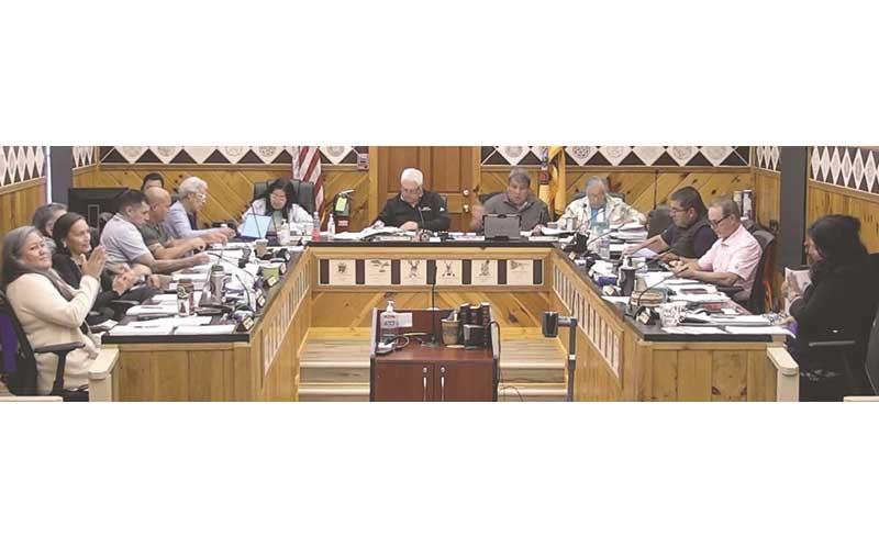 Photo/EBCI - The EBCI Tribal Council met Thursday, May 7, to discuss a moratorium on data centers.