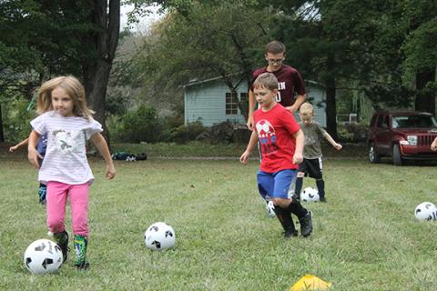Drills at Camp Living Waters
