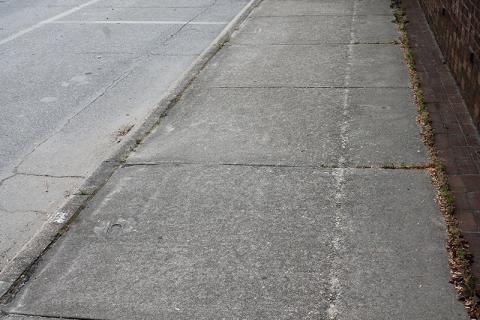 Sidewalk improvements are included in the budget