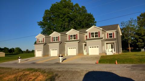 An example of Cardinal Homes town houses