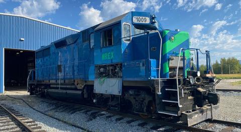 Great Smoky Mountains Railroad announced the addition of Engine #1009, a diesel locomotive. 
