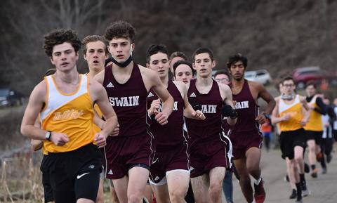 Swain County Maroon Devils cross country team finished second in recent meet.