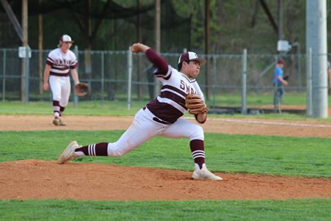 Swain pitches in a previous season