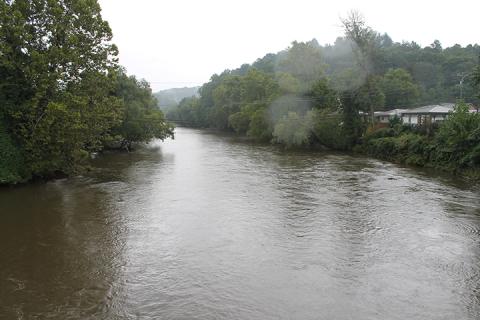 Tuckasegee River on Tuesday