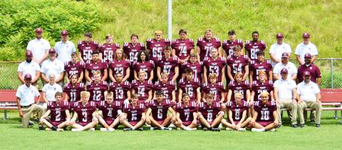 The 2021-22 Swain County High School Maroon Devils football team. 