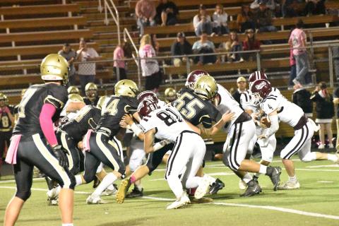 Hayesville was met with strong defense from the Maroon Devils on Friday night,holding the Tigers to just 14. Swain took the win at 42-14. The Devils will play Murphy Friday at home. 