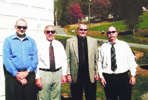 Submitted photo From left are brothers Jerry, Jim, Tony and Sam Nations in 2007. The brothers all served their country and earned medals. 
