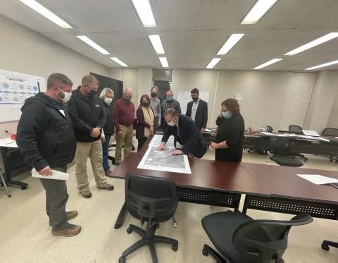 Swain School Board, county commisioners discuss uses for school land with NOVUS architects