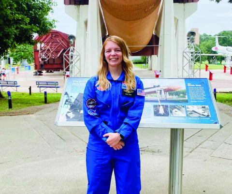 Kierra Shook was selected for an internship with NASA from January-May.