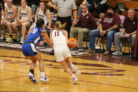 Arizona Blankenship scored 13 points against Brevard and had 5 assists.