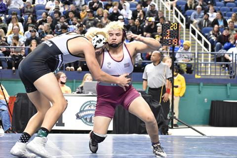 Swain’s Carson Taylor was the runner up at the state competition this past weekend for his weight class. 