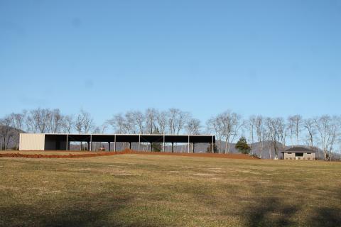 The pavilion at the Great Smoky Mountains Event Park 
