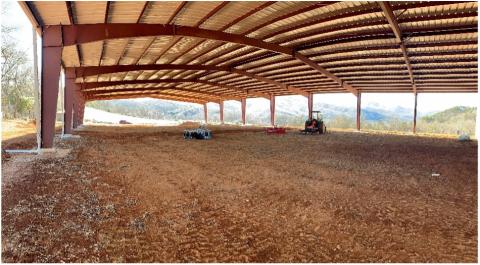 pavilion/arena at the Great Smoky Mountain Event Park
