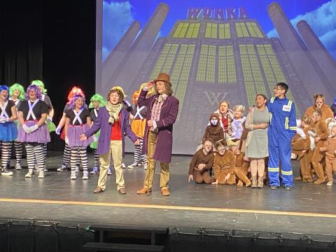 ‘Roald Dahl’s Willy Wonka’ will continue with performances Friday and Saturday at 7 p.m. and Sunday matinee at 2:30 p.m. at Swain Arts Center. The show includes two different casts. Tickets are $10 for adults and $5 for students. 