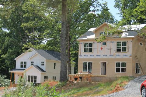 Kituwah Builders have plans for a total of 11 homes for a small development on Arlington Avenue. 