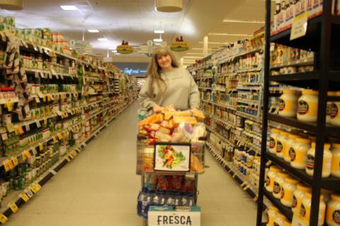 Robin Roper shops at Ingles in Bryson City. 