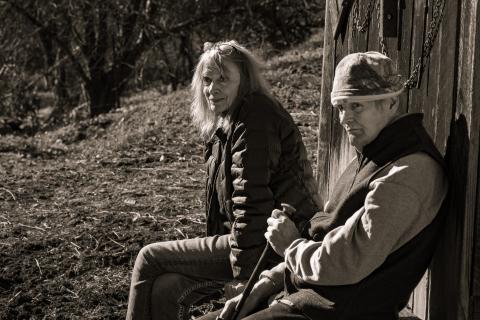 George and Elizabeth Ellison are pictured at their home on Lands Creek.