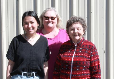 From left, Guardian ad Litem District 30 intern Sarah Jane Stout, supervisor Tracy Hall and volunteer Anne Steele.