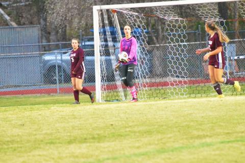 Goalkeeper Gracie Sutton was the Player of the Game against Pisgah. 