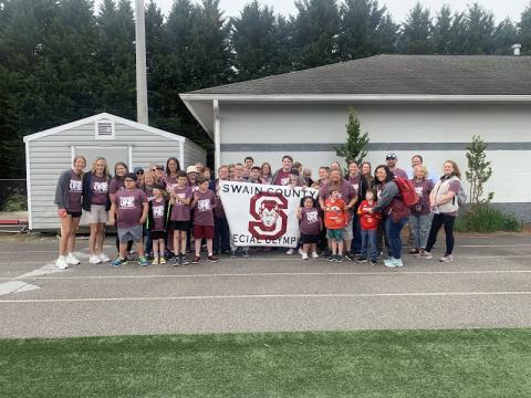 Swain athletes participated in Special Olympics in Jackson County Friday