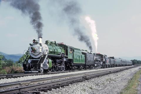 Roger Puta Great Smoky Mountain Railroad has a projected date for early 2026 Debut and entry back into service for the Southern Railway Engine 722, pictured above.