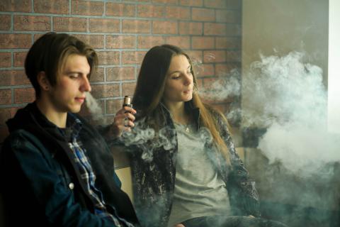 Vaping especially in high school bathrooms is a concern (stock image).