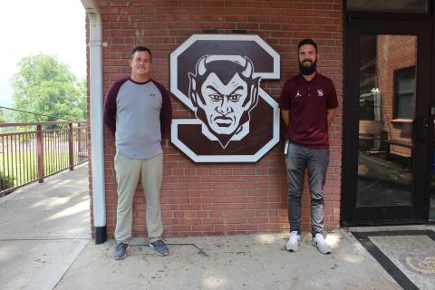 Swain County Middle School has new leadership in Principal Ryan McMahan (right) and Assistant Principal Eric Stephenson.