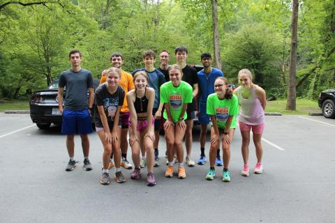 The Maroon Devils and Lady Devils cross country meet at 8 a.m. at Deep Creek on weekdays to train.