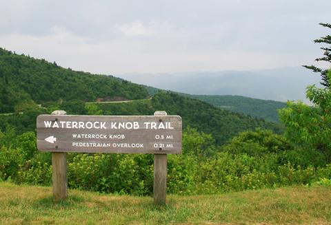 Water Rock Knob is where the two victims were parked and threatened by Blankenship (Flickr image)