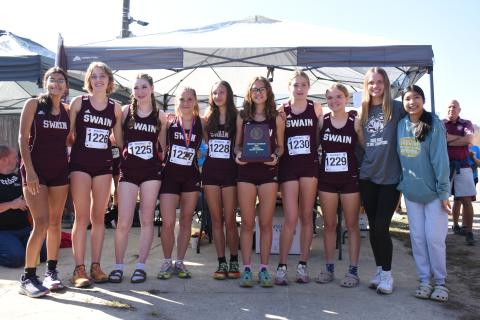 The Lady Devils cross country team came first place