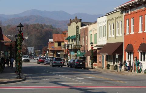Wildfires are causing conditions to be hazy and smoky in Bryson City