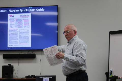 Mark Pilon, preventionist with Mountain Projects, discusses what opioids are, how to recognize an overdose and how to reverse it using Naloxone.