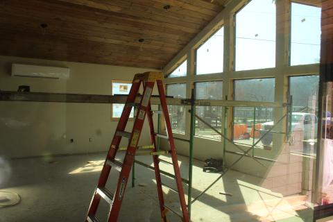 Work was still being done in late March on the new buildings at the county pool, which will be able to be reserved for parties or other events once finished. Recreation Department Supervisor Taylor Woodard said she didn’t have a concrete date for them to be completed. There is also a new concession stand being built.