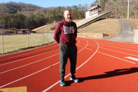 Keith Payne coached Swain High's runners since 2019.