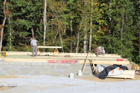 Swain County grounds crew is currently constructing a house that will serve the Swain County foster care and other related needs. This project is set to be completed before they begin work on finishing the new animal shelter.