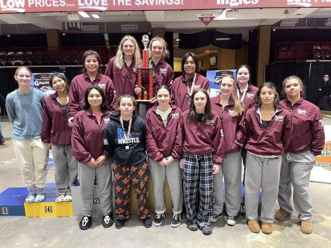 The Lady Devils wrestling team were the champions of the Great Smoky Mountain Grapple.