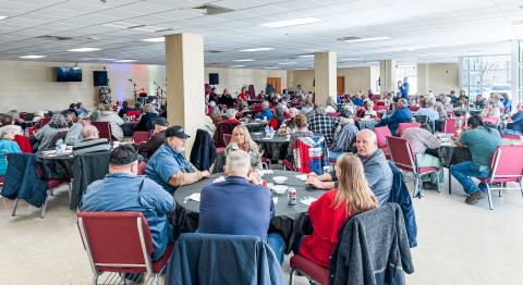 The Swain Senior Center had a great turnout for their annual Christmas party held earlier this month at Gateway Conference Center in Whittier.