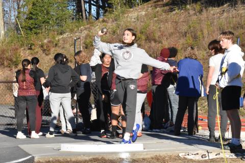 Lady Devil Madison Blankenship got fifth in shot put.