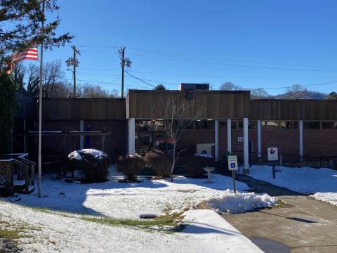 Marianna Black Libary in Bryson City will see renovations this spring. During the first phase of construction, access will be from the back of the builidng. 