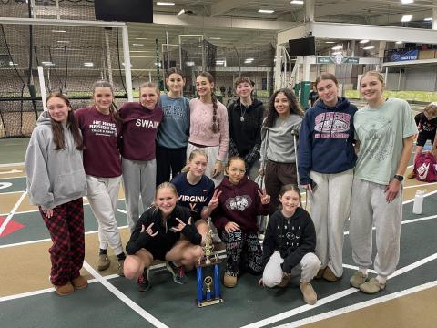 Swain Lady Devils were the champions of the Mtn. Island Charter Winter Invitational Indoor Track meet at the JDL Fast Track last week.