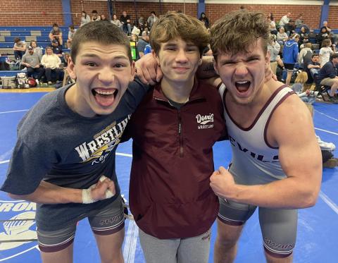 Maroon Devils Kale Stephenson, Sully Cunningham and Clay Seagle all qualify for the State Championships. 