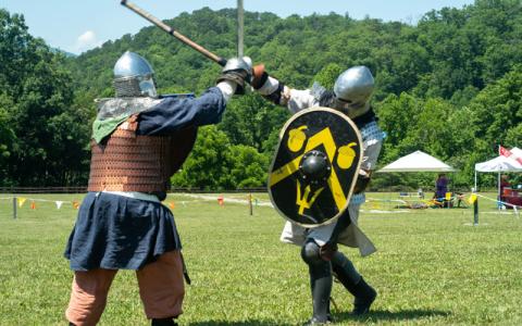 The Meridians were rumored to invade Great Smoky Mountains Event Park and take over the kingdom June 21, 2024. This year, the Atlantian Army stands guard as they are ready to defend their homeland.