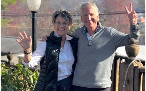 Photo/Marie VanDervoort.  John and Marie VanDervoort take over as McKinley Edwards Inn innkeepers in Bryson City April 1. Together, the couple has a combined 50 years in hospitality management. 
