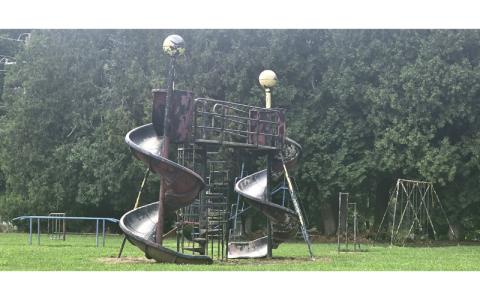 SMT photo/Sara Eisinger.  Alarka Park is due for upgrades as seen by this photo taken Saturday, July 19. 