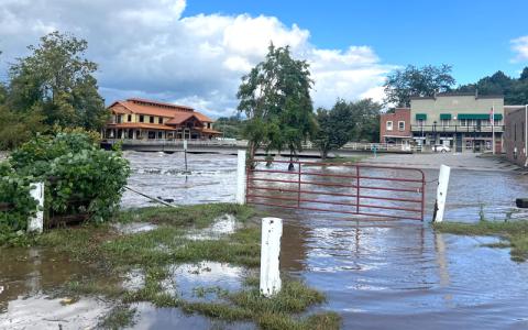 Photo/Kent Maxey.   Following Hurricane Helene, the Chamber froze membership dues in order to assist local businesses as they recovered from the storm.