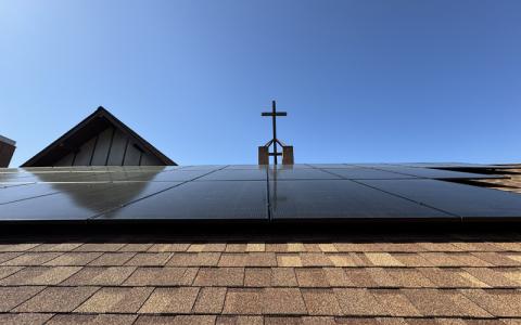 Bryson City United Methodist Church uses solar energy as of May 6.