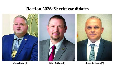 Swain County sheriff candidates for the 2026 primary election. Not shown: Douglas Anthony.